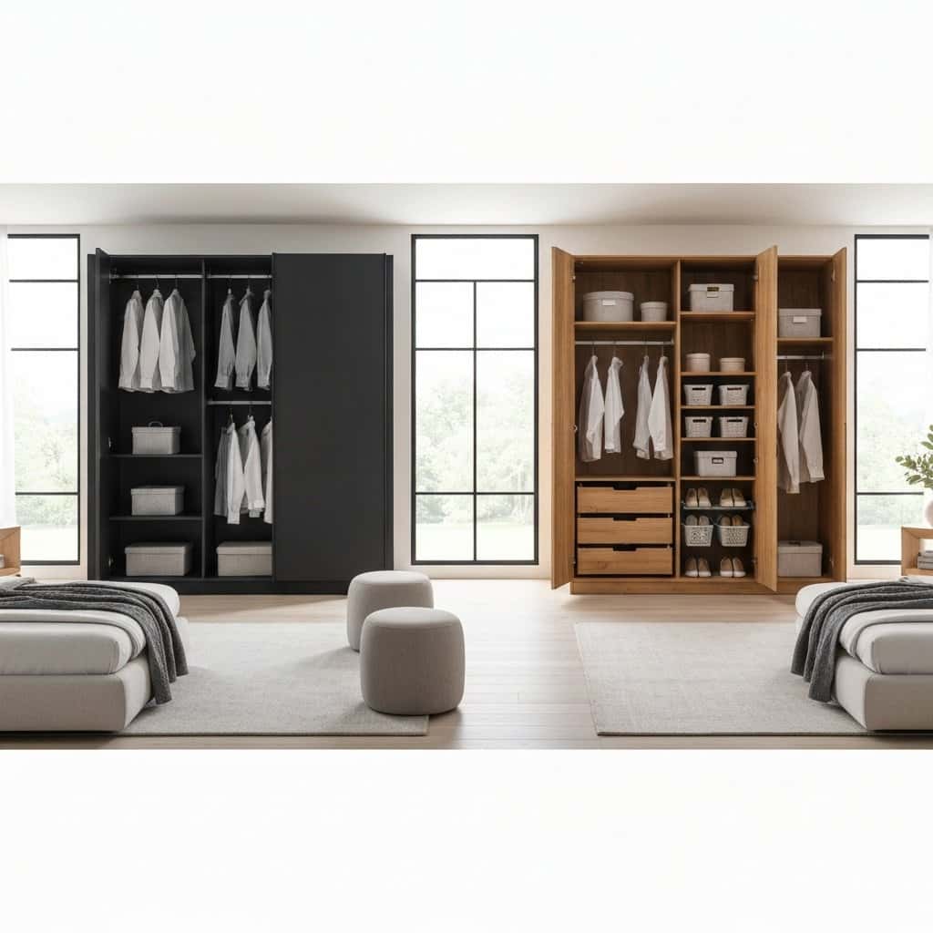 Szafa z drzwiami przesuwnymi czy uchylnymi? Wybór idealnego rozwiązania do Twojego domu