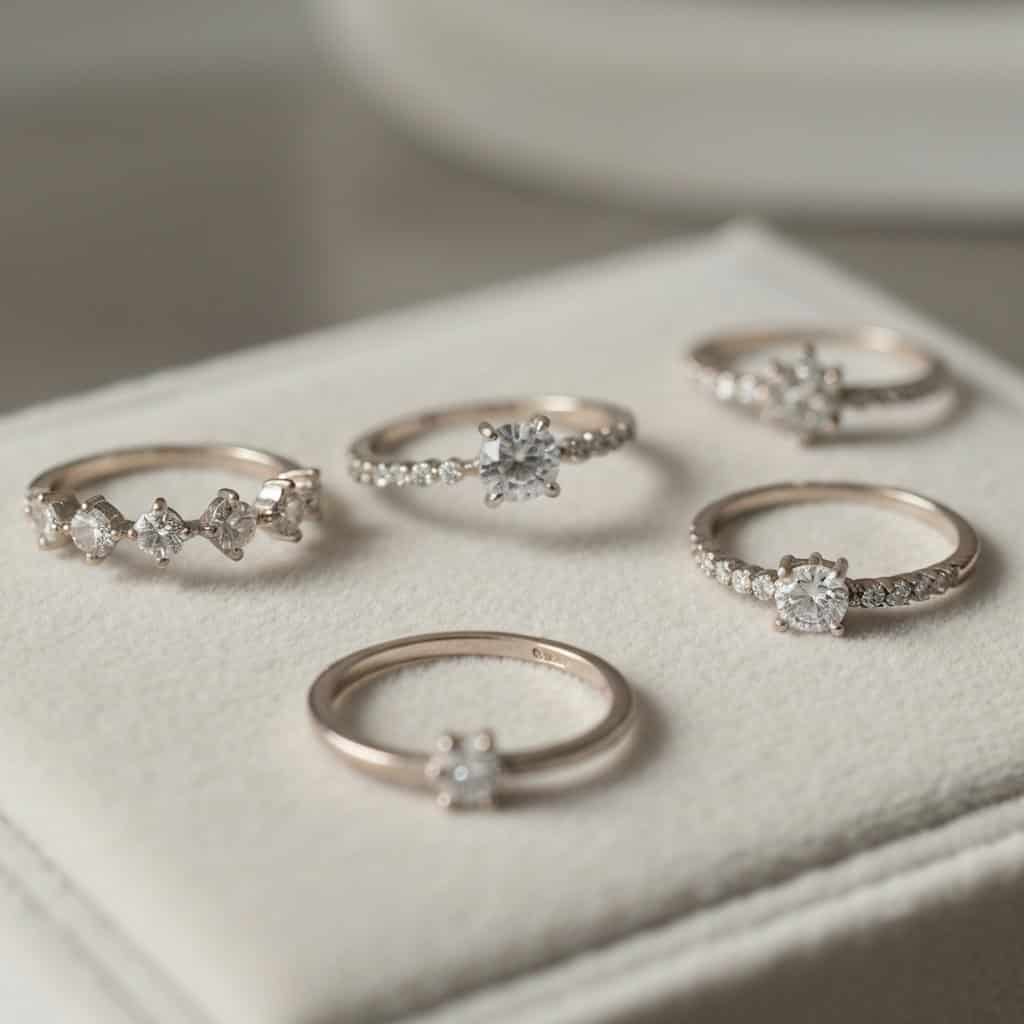 Drobne pierścionki: subtelność, która dodaje blasku